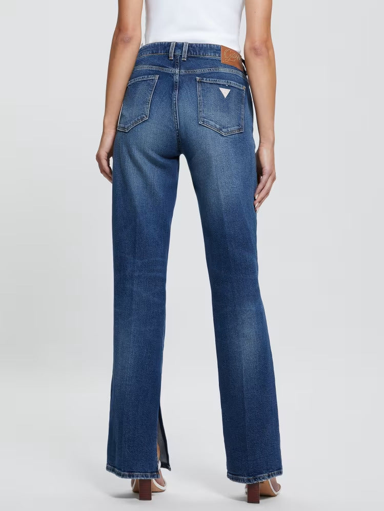 Guess Eco Paulette Flare Split Denim Pants