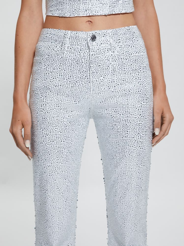 Guess 1981 Flare Rhinestone Jeans