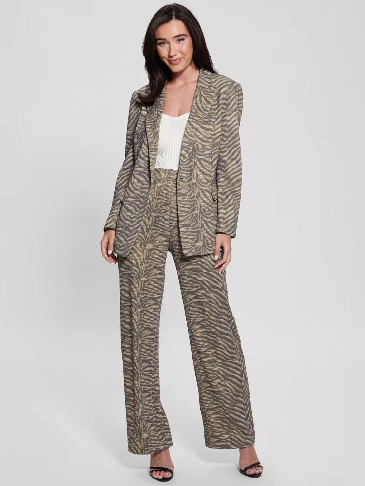 Guess Eliane Printed Wide-Leg Pants