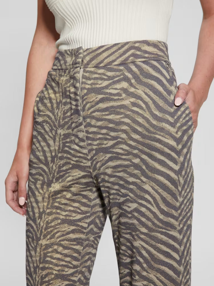 Guess Eliane Printed Wide-Leg Pants