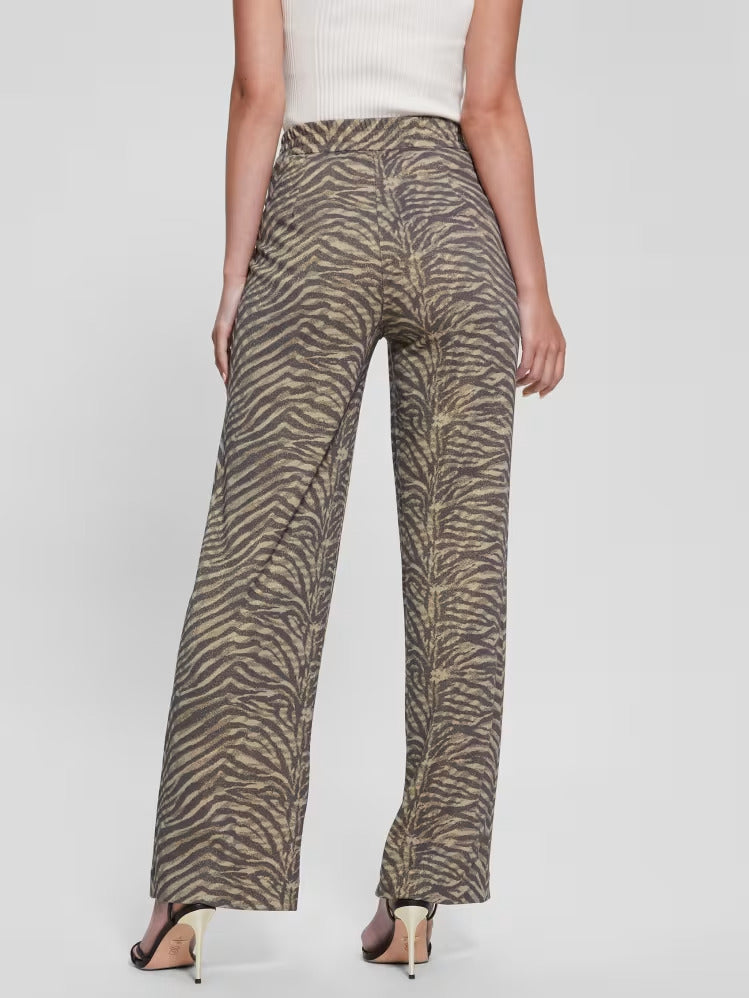 Guess Eliane Printed Wide-Leg Pants