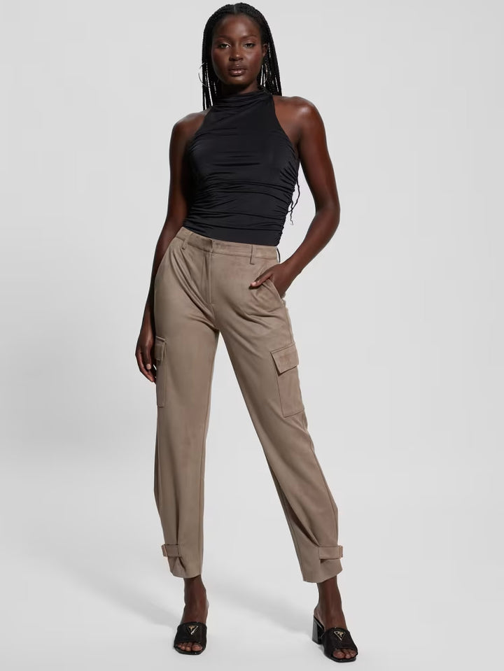 Guess Mariza Faux-Suede Cargo Pants