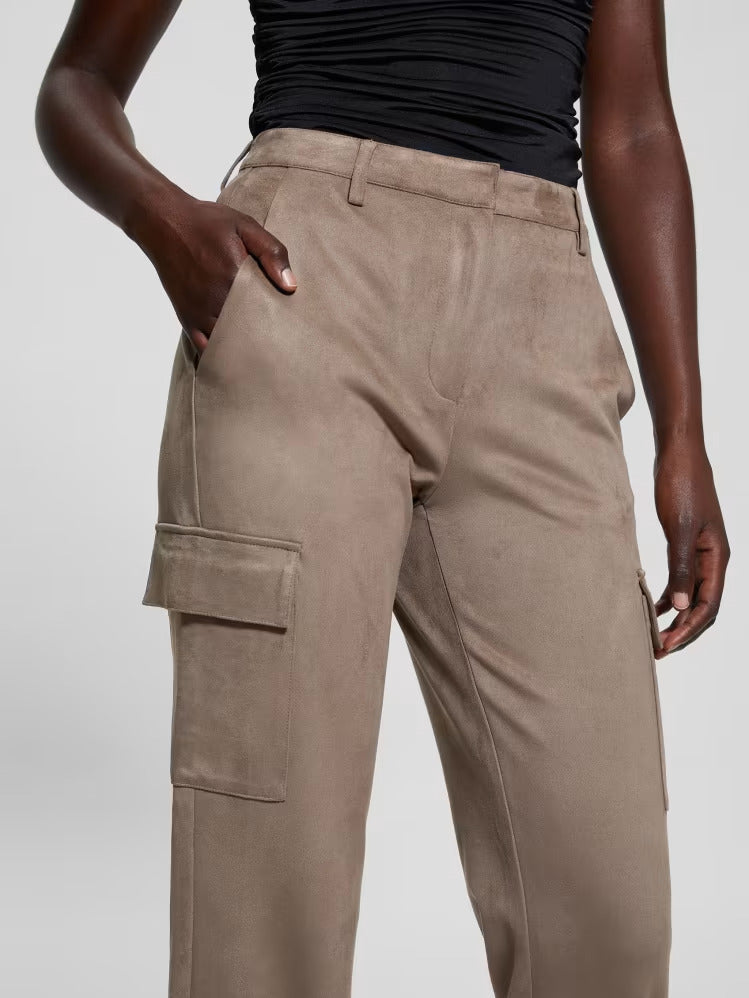 Guess Mariza Faux-Suede Cargo Pants