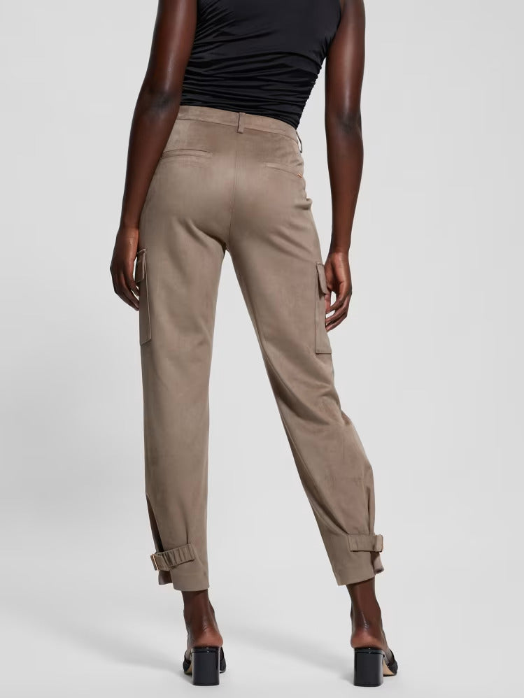 Guess Mariza Faux-Suede Cargo Pants