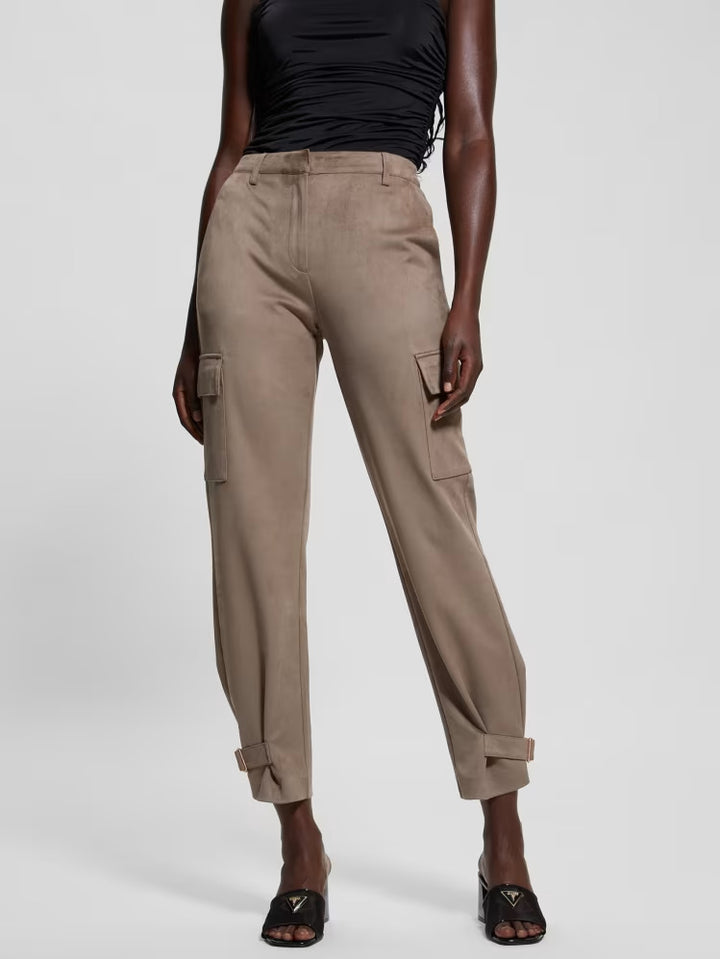 Guess Mariza Faux-Suede Cargo Pants