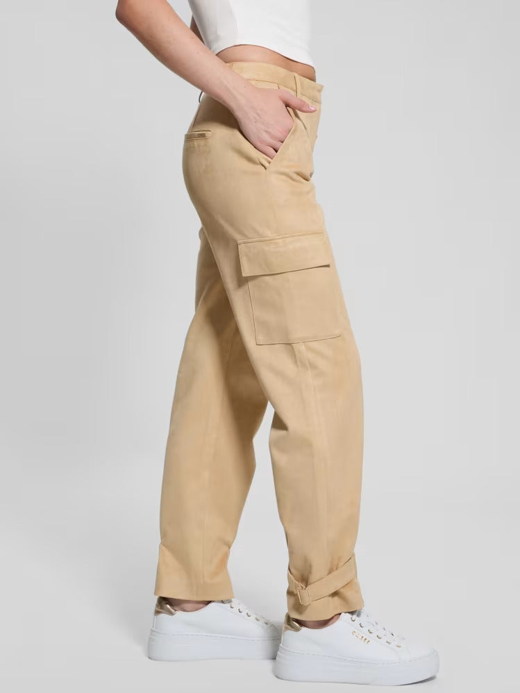 Guess Mariza Faux-Suede Cargo Pants