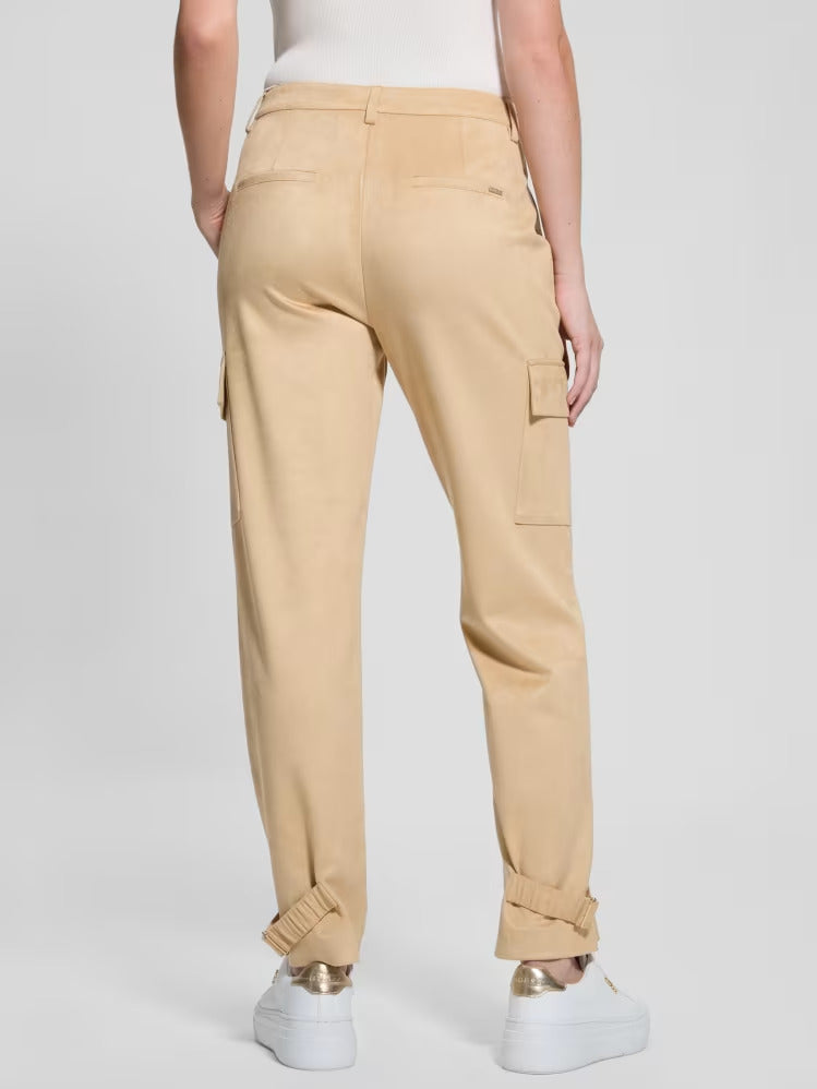 Guess Mariza Faux-Suede Cargo Pants