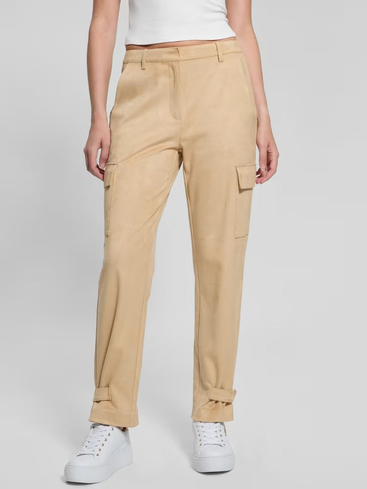 Guess Mariza Faux-Suede Cargo Pants