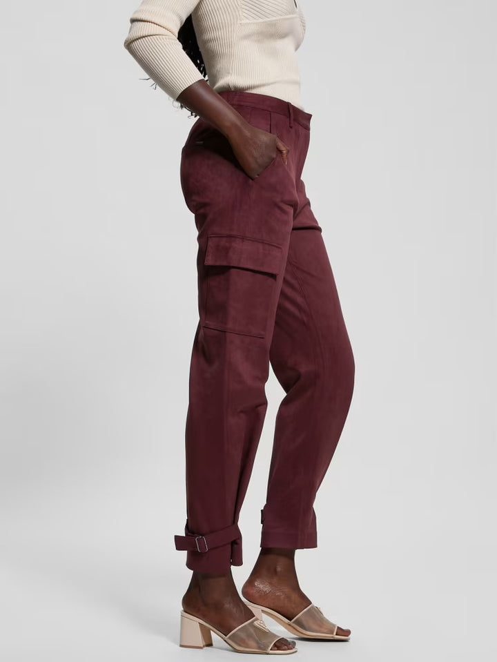 Guess Mariza Faux-Suede Cargo Pants