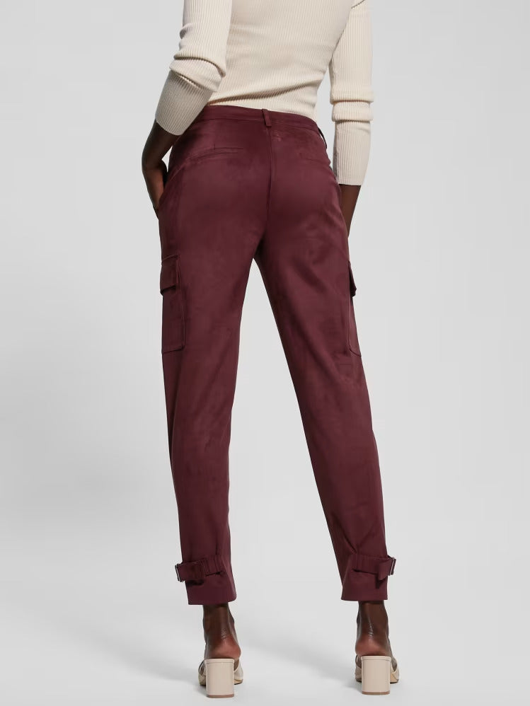Guess Mariza Faux-Suede Cargo Pants