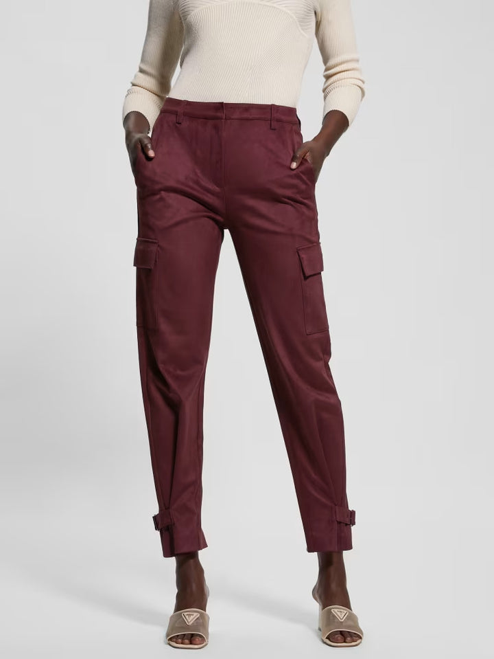 Guess Mariza Faux-Suede Cargo Pants