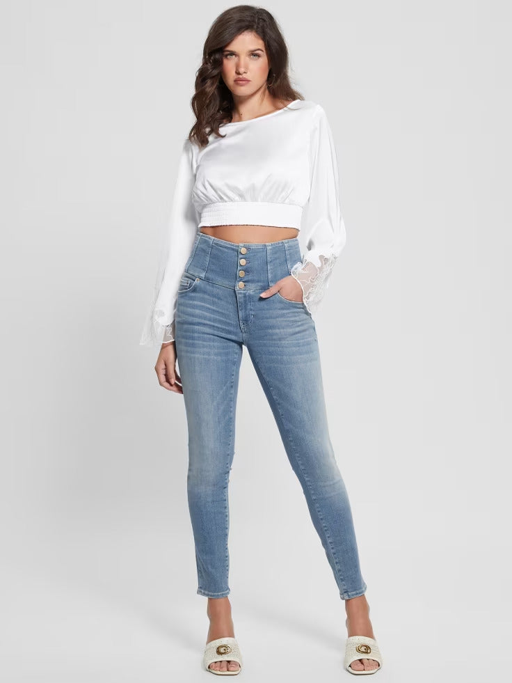 Guess Eco Maeve Satin Top