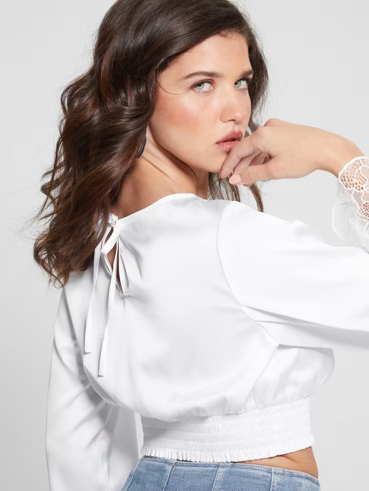 Guess Eco Maeve Satin Top