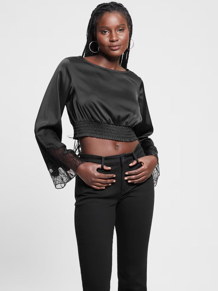 Guess Eco Maeve Satin Top