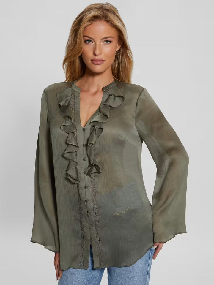 Guess Eco Eva Chiffon Top