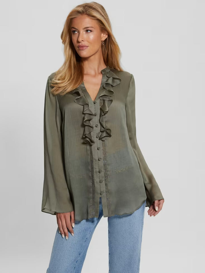 Guess Eco Eva Chiffon Top
