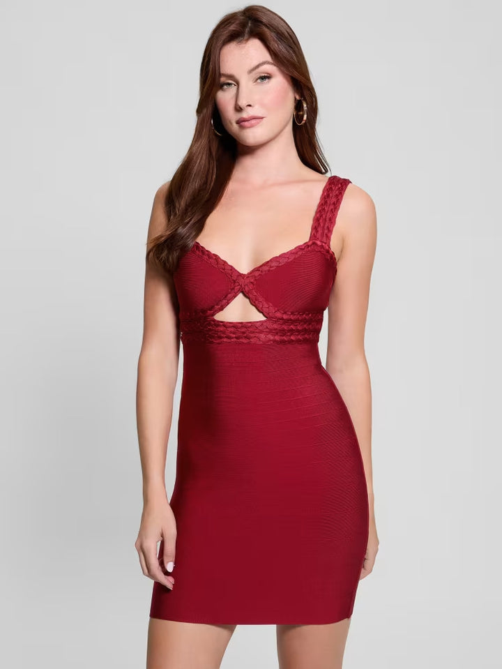 Guess Ashlee Braided Bandage Dress
