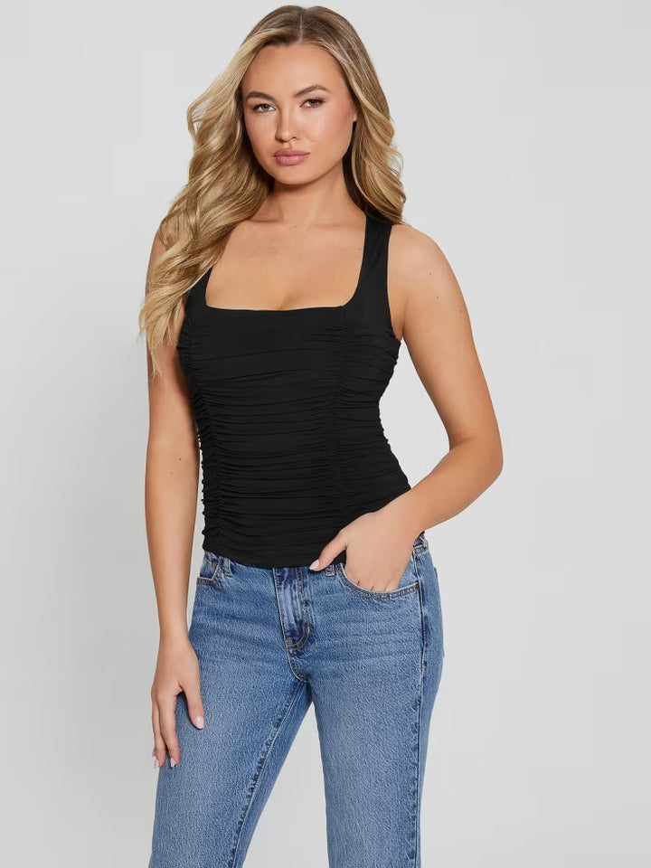 Guess Eco Adrianna Shirred Tank Top