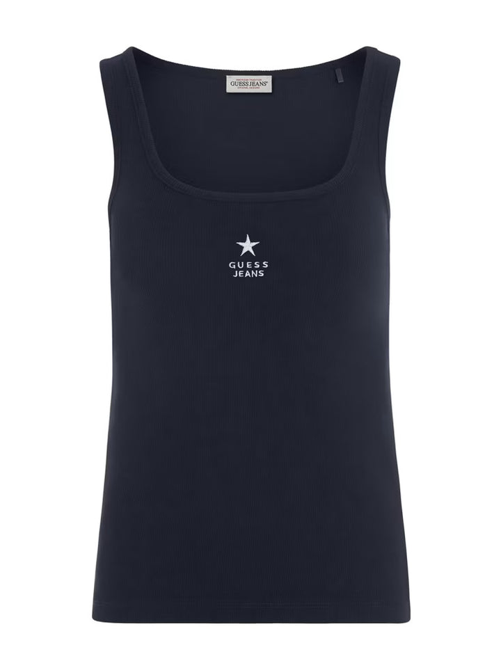 Guess Slim Embroidered Star Tank