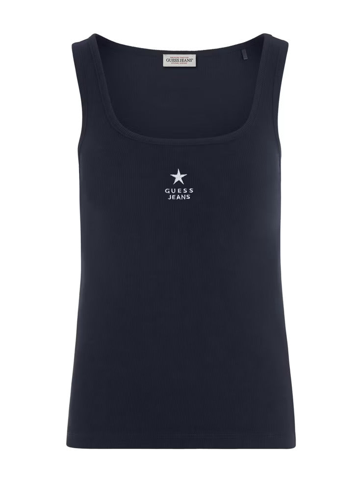 Guess Slim Embroidered Star Tank