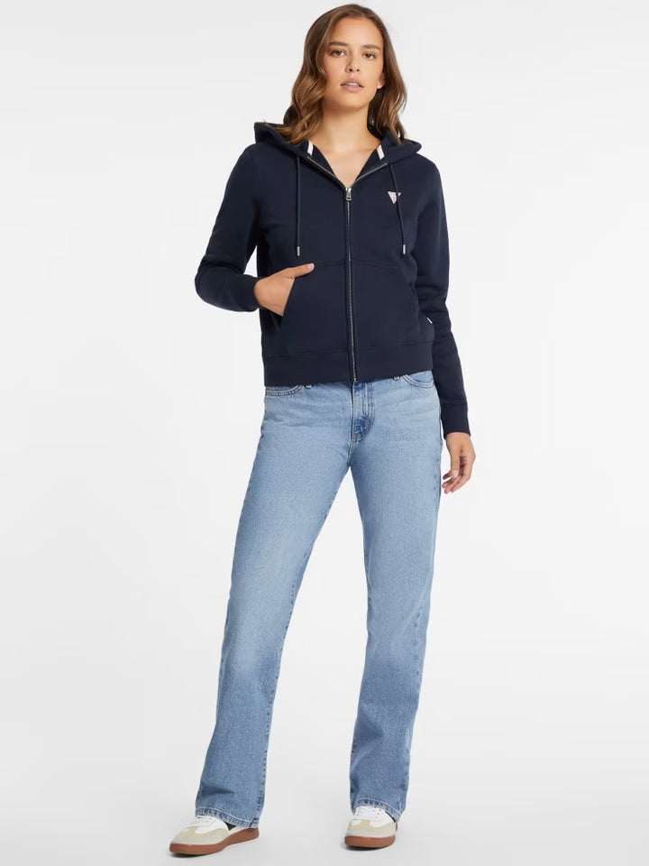 Guess Mini Patch Zip-Up Sweatshirt