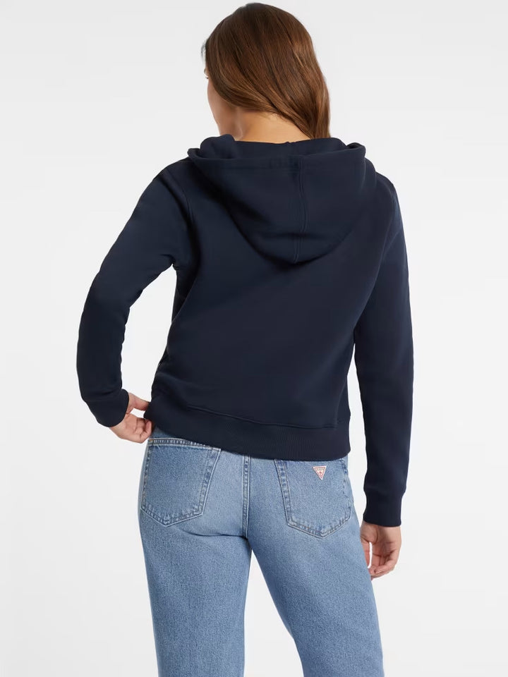 Guess Mini Patch Zip-Up Sweatshirt