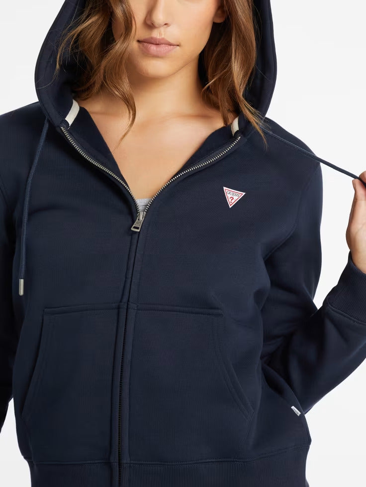 Guess Mini Patch Zip-Up Sweatshirt
