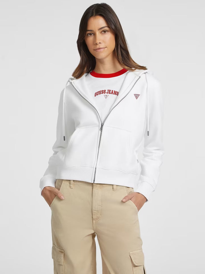 Guess Mini Patch Zip-Up Sweatshirt