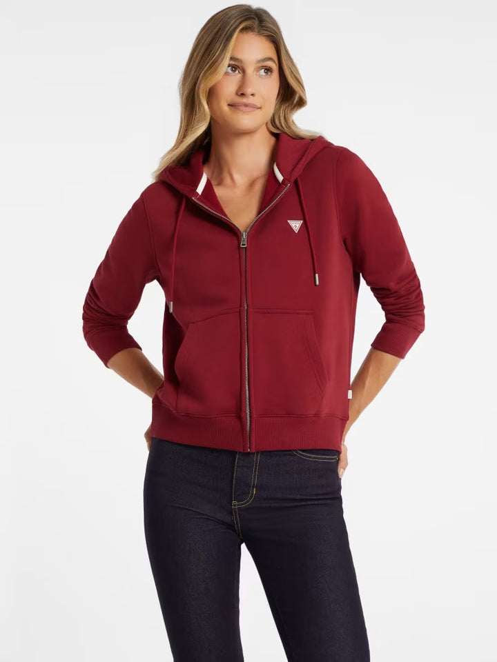 Guess Mini Patch Zip-Up Sweatshirt