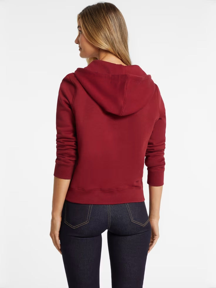 Guess Mini Patch Zip-Up Sweatshirt