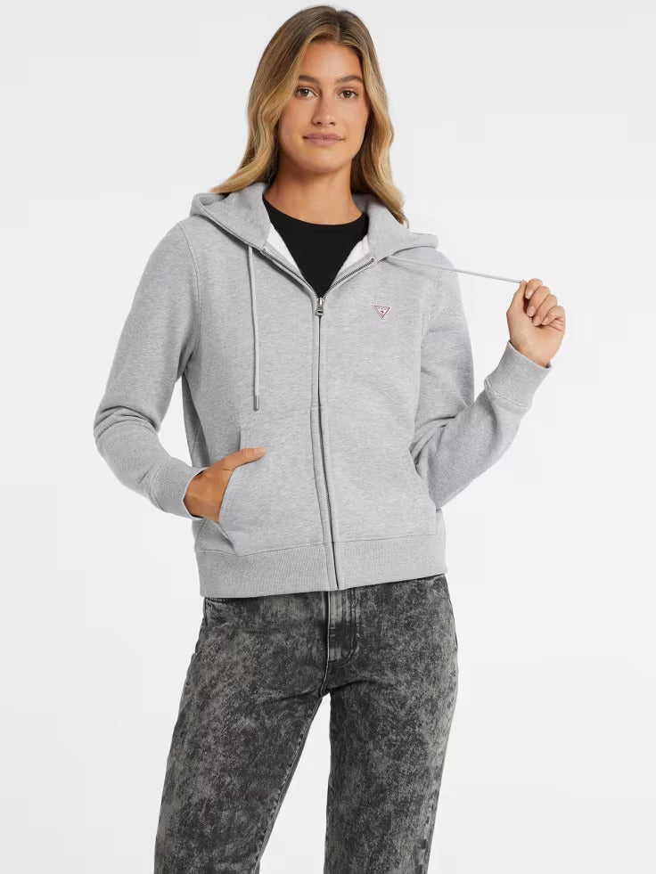 Guess Mini Patch Zip-Up Sweatshirt