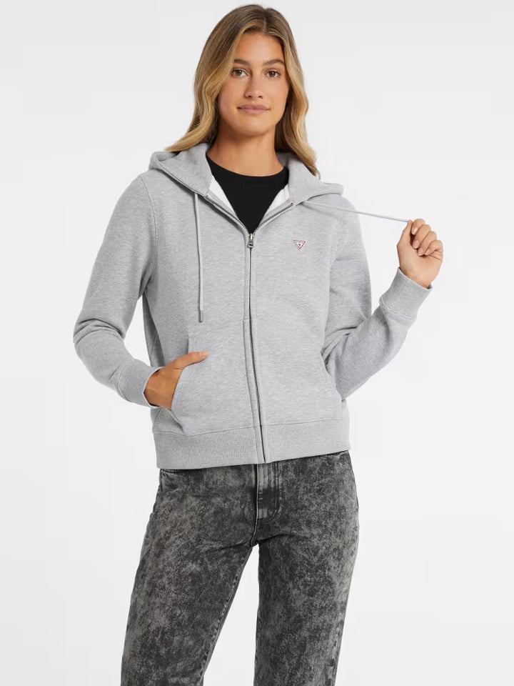 Guess Mini Patch Zip-Up Sweatshirt