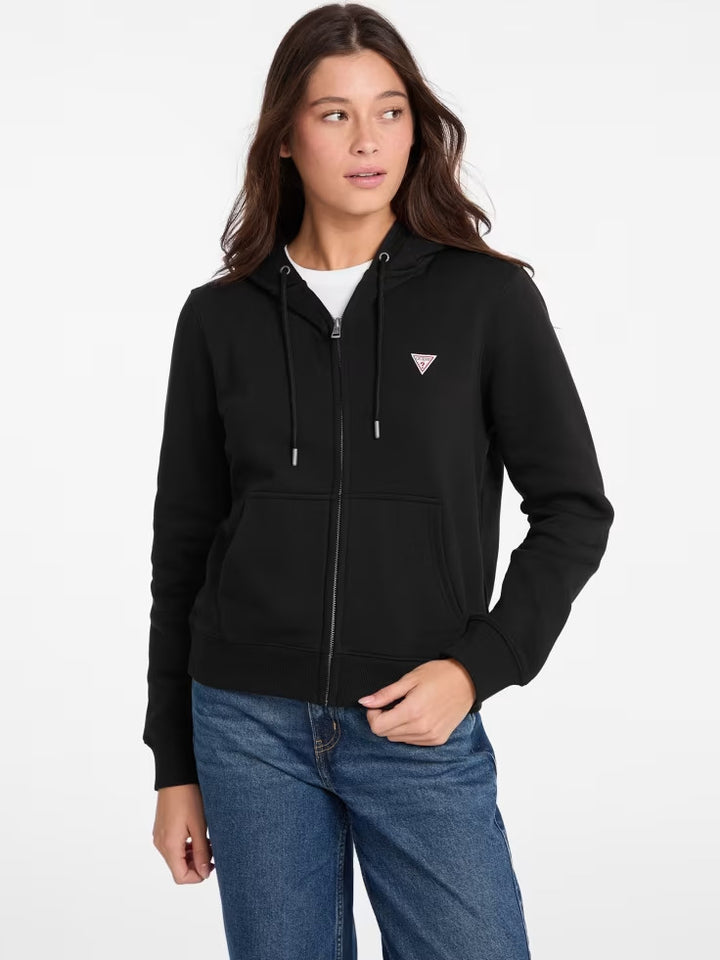 Guess Mini Patch Zip-Up Sweatshirt