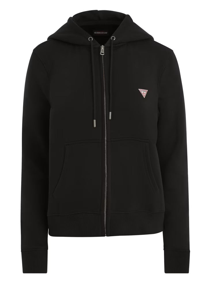 Guess Mini Patch Zip-Up Sweatshirt