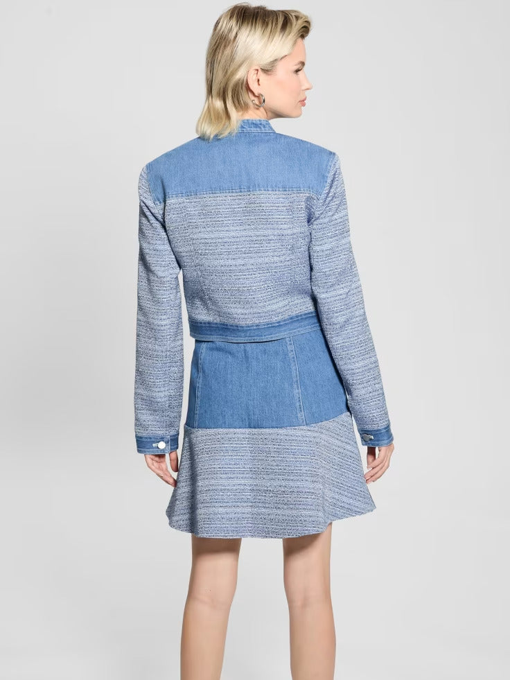 Guess Elsie Tweed and Denim Jacket