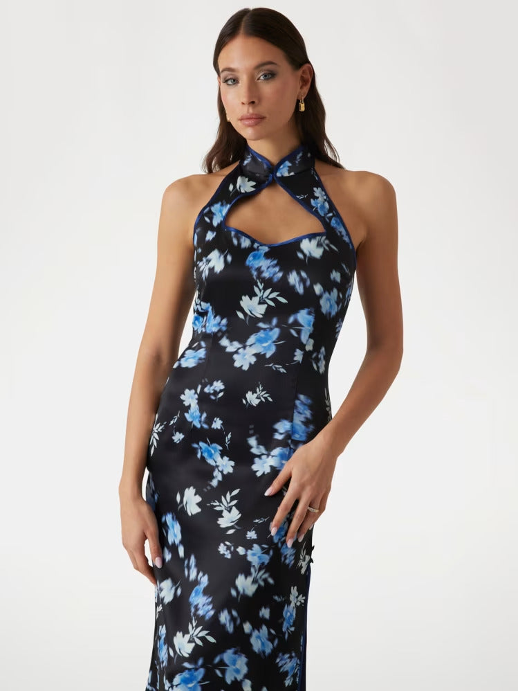 Guess Tokyo Floral Satin Dress
