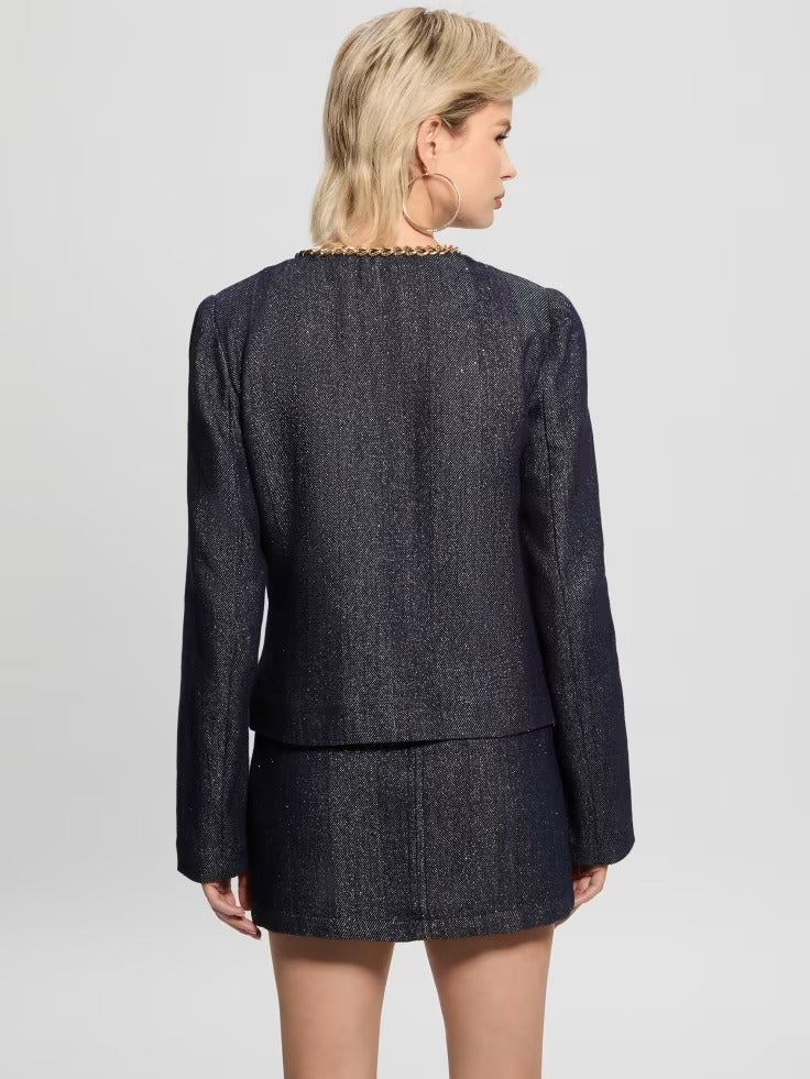 Guess Chana Shimmer Denim Jacket