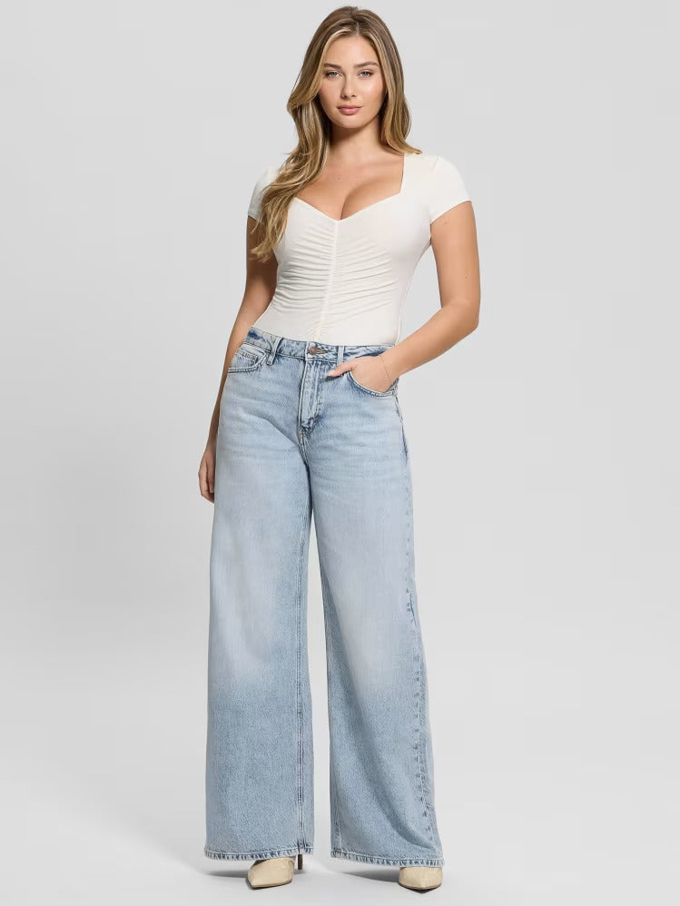 Guess Eco Bellflower Wide-Leg Jeans