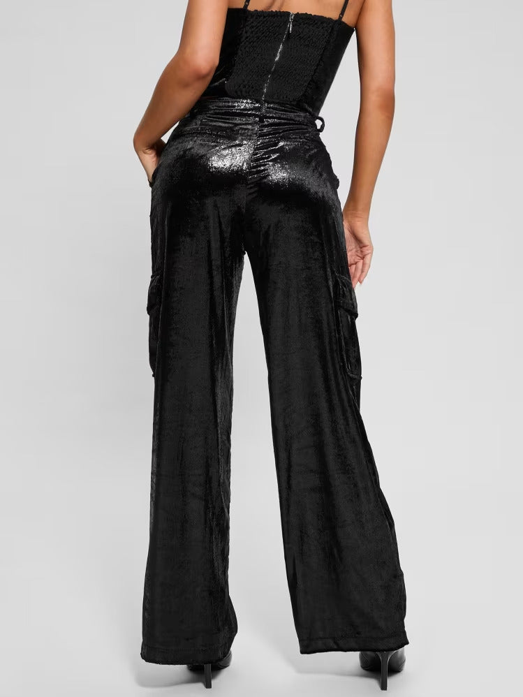 Guess Jolie Velvet Cargo Pants