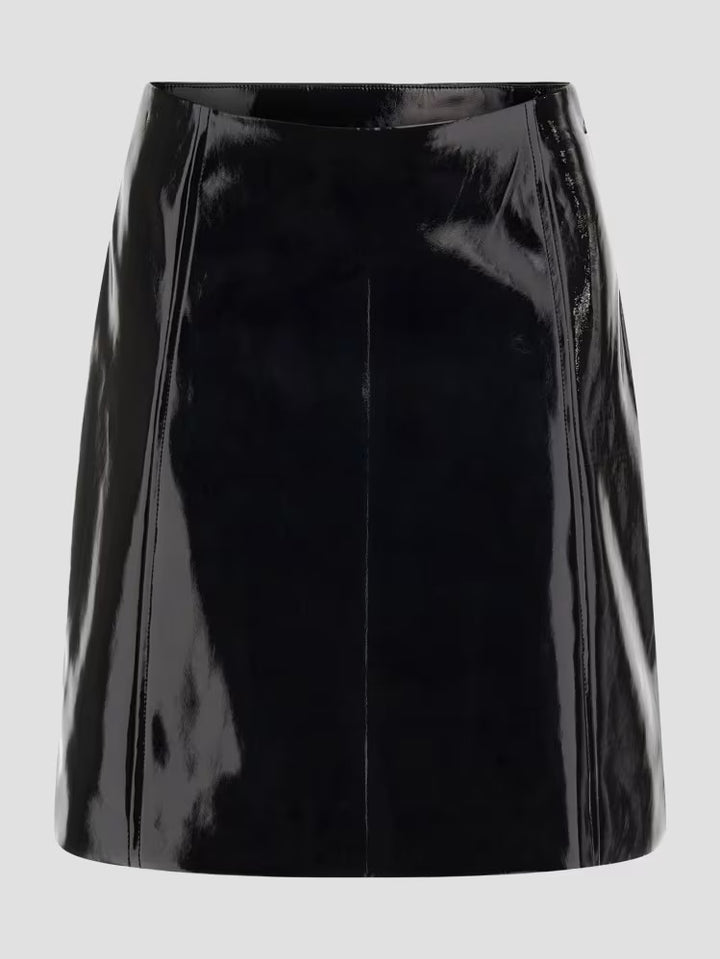 Guess Teodolinda Faux Patent-Leather Skirt