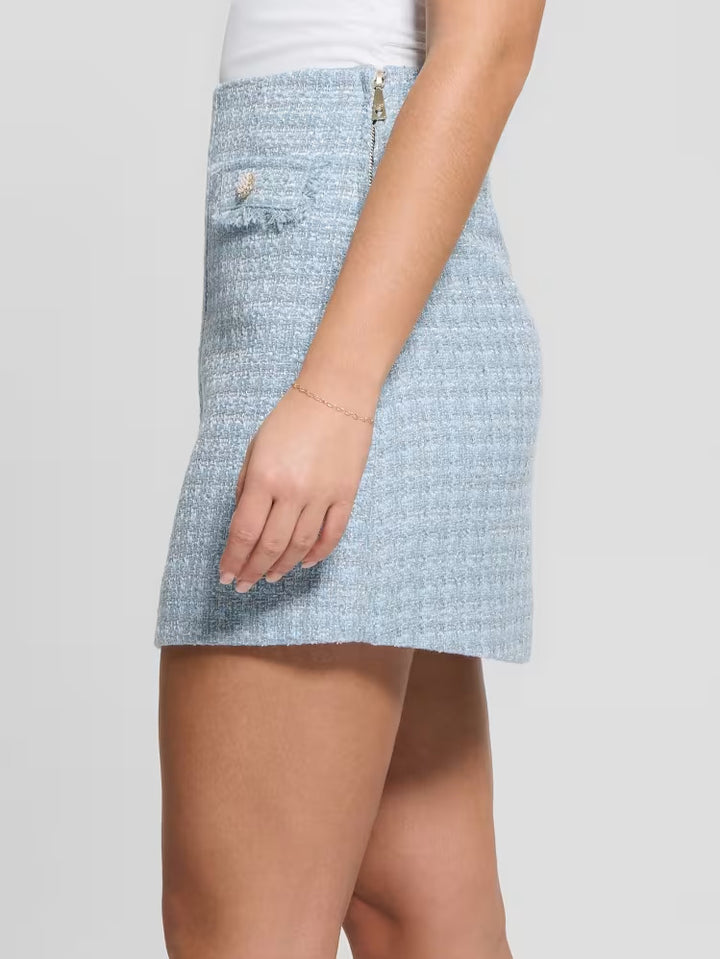 Guess Eco Daphnee Mini Tweed Skirt