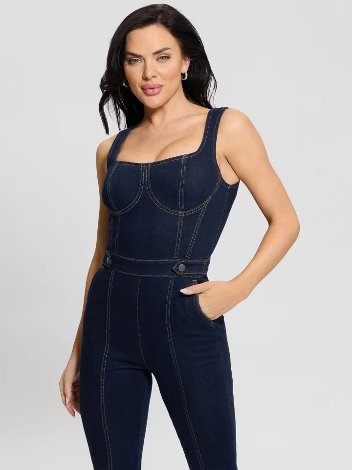 Guess Carla Denim Jumpsuit