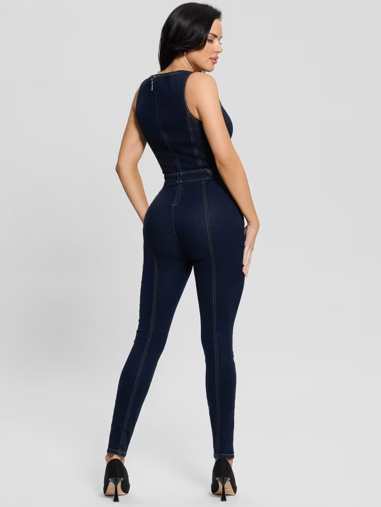 Guess Carla Denim Jumpsuit