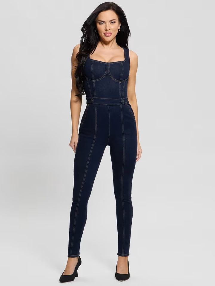 Guess Carla Denim Jumpsuit