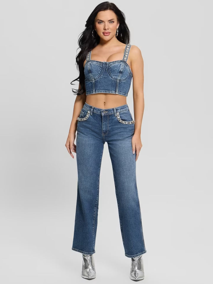 Guess Kety Denim Bustier