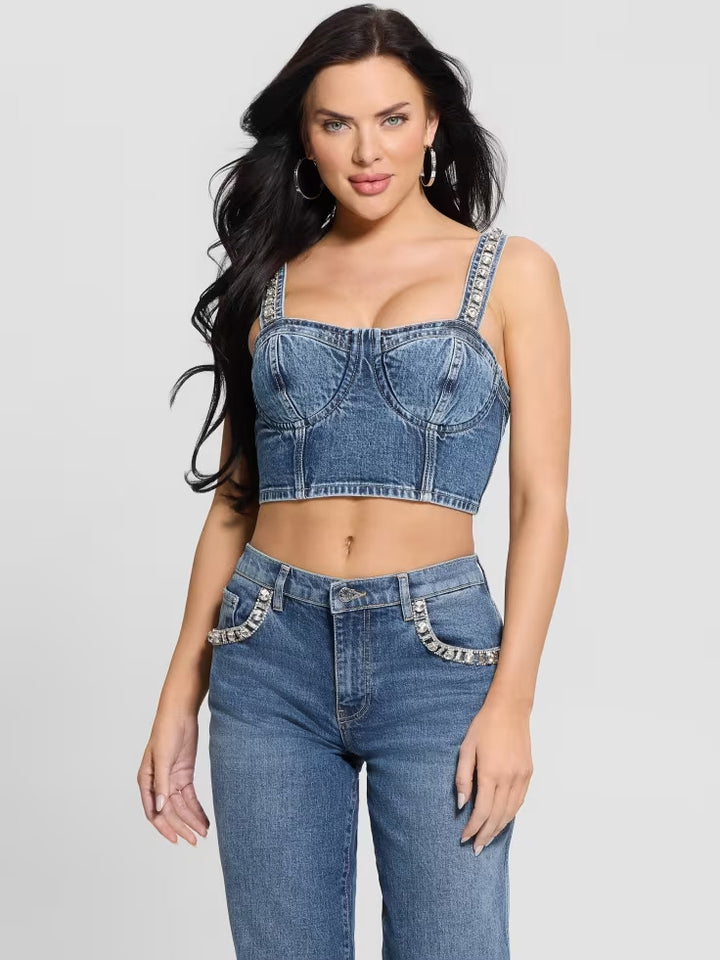 Guess Kety Denim Bustier