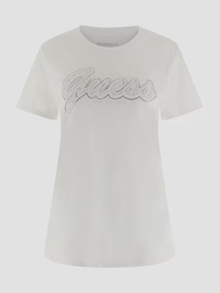 Guess Eco Lace Logo Easy Tee