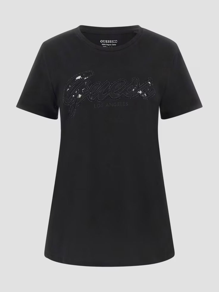 Guess Eco Lace Logo Easy Tee