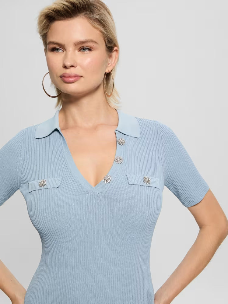 Guess Paula Polo Sweater Dress