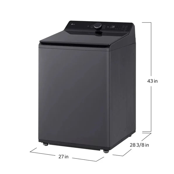 LG WT8400CB 5.5 cu. ft. Mega Capacity Smart Top Load Washer with Impeller, EasyUnload™ & AI Sensing